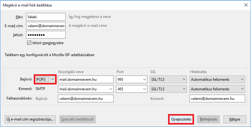 adatok kézi megadása
